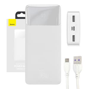 Powerbank Baseus Bipow 20000mAh, 15W (vit)