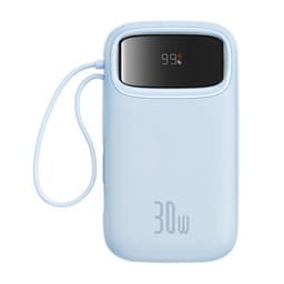 Powerbank Baseus QPow2 20000mAh 30W 2xUSB-C (blå)