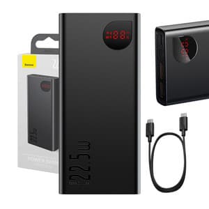 Powerbank Baseus Adaman Metal, 20000mAh, 2xUSB, USB-C, Lightning, micr