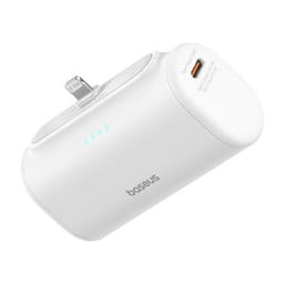 Varavirtalähde OS-Baseus Compact IP 5000mAh 20W (valkoinen)