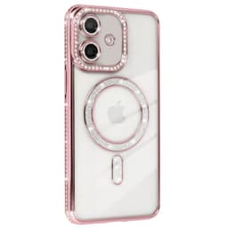 Diamond bling MagSafe skal iPhone 16 Plus - Pink