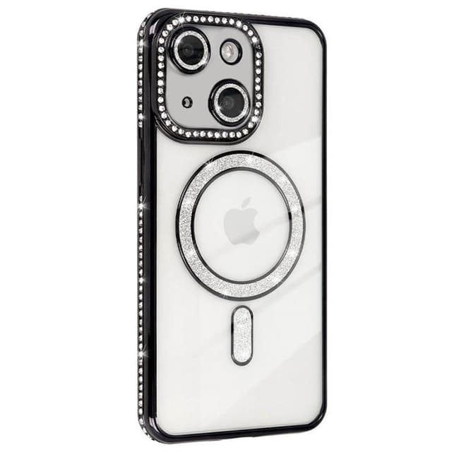 Diamond bling MagSafe skal iPhone 15 Plus - Svart