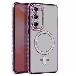 Diamond bling MagSafe kuori Samsung Galaxy S23 - Purple