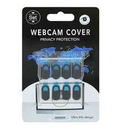 Webcam privatlivsbeskyttelse Black  8-pack