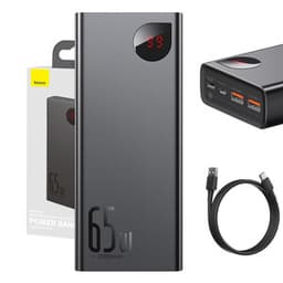 Powerbank Baseus Adaman Metal 20000mAh PD QC 3.0 65W 2xUSB + USB-C + m