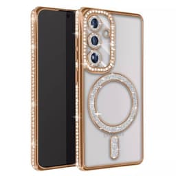 Diamond bling MagSafe kuori Samsung Galaxy A15 5G - Gold