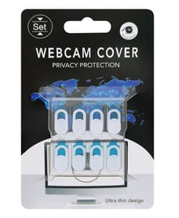 Webcam Cover til beskyttelse af privatlivets fred Hvid 8-pakke