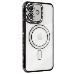 Diamond bling MagSafe kuori iPhone 16 Plus - Musta