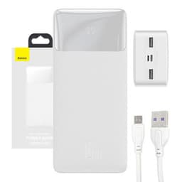 Powerbank Baseus Bipow 30000mAh, 15W (vit)