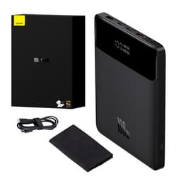 Powerbank Baseus Blade 20000mAh 2xUSB, 2xUSB-C + kabel USB-C 100W (svart)