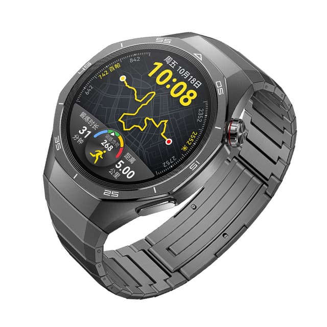 Titanium Klockarmband för Huawei GT5 Pro Grå