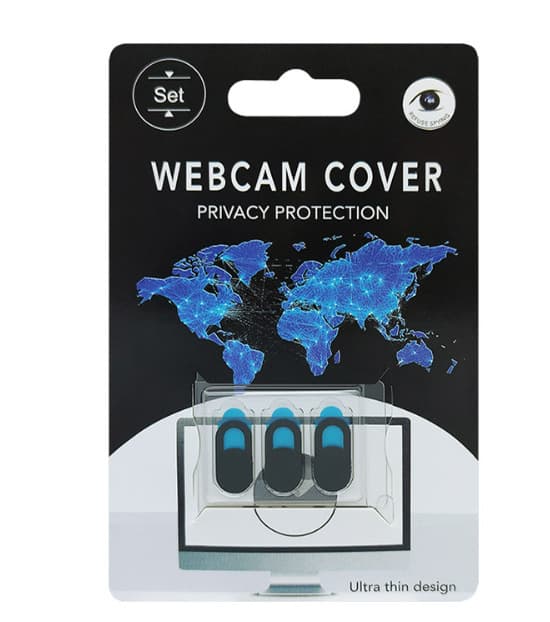 Personvern for webkamera Sort 3-pakning