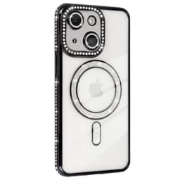 Diamond bling MagSafe kuori iPhone 13 - Musta