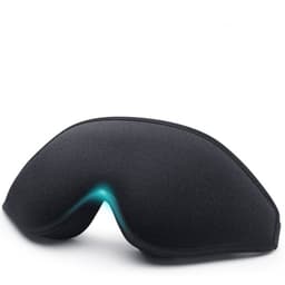 Blød 3D-sovemaske øjenmaske til fly, rejse, yoga eller hvile Sort