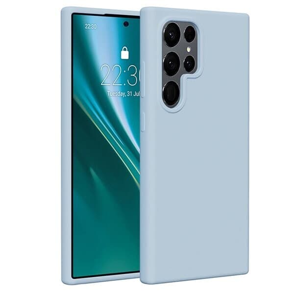 Etteri Silikonskal till Samsung Galaxy S24 Ultra - Ljusblå