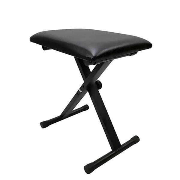 Vikbar Pianobänk / portabel sittpall med justerbar höjd