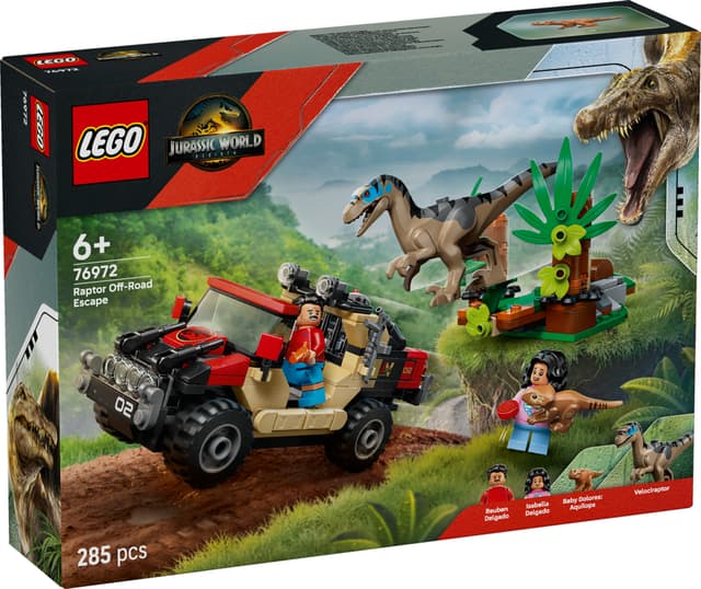 LEGO Jurassic World Terrängflykt med raptor 76972