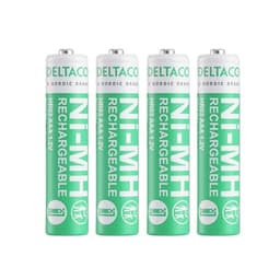 Deltaco Genopladelige batterier AAA 750mAh 4-pak
