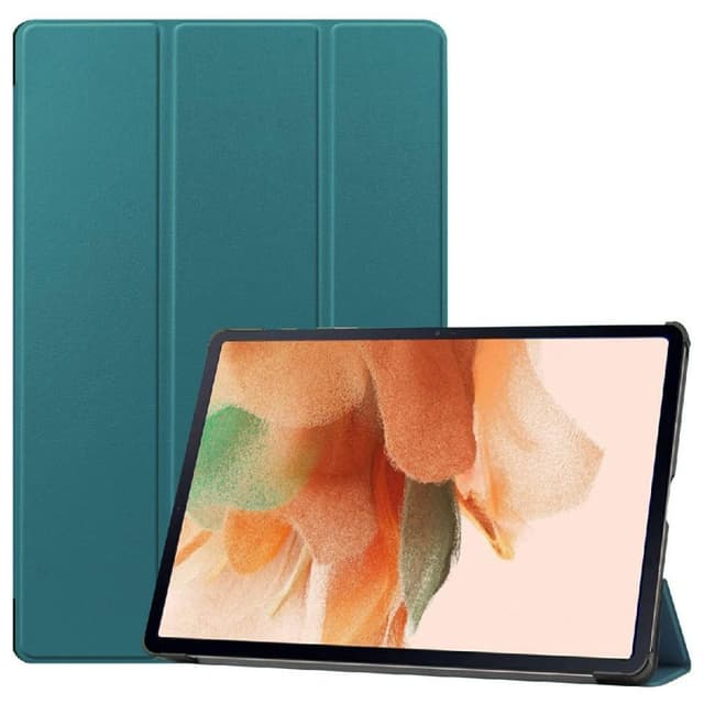 SKALO Samsung Tab S7 FE Trifold Flip Cover - Grøn