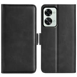 SKALO OnePlus Nord 2T 5G Premium Wallet Lompakkokotelo - Musta