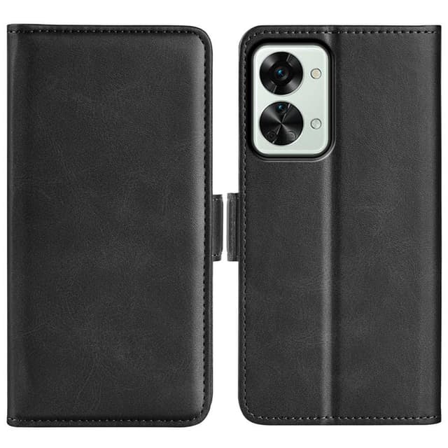 SKALO OnePlus Nord 2T 5G Premium Wallet Lompakkokotelo - Musta