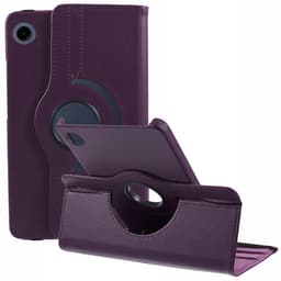 SKALO Samsung Tab A9 360 Litchi Flip Cover - Lilla