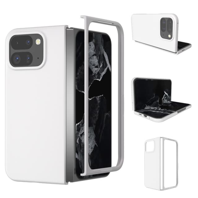 ABEEL Google Pixel 9 Pro Fold Skin Touch Suojakuori - Valkoinen