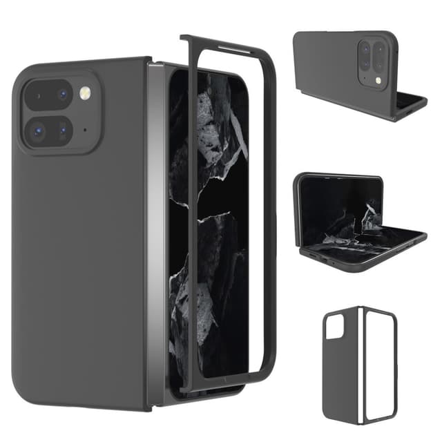ABEEL Google Pixel 9 Pro Fold Skin Touch Suojakuori - Musta