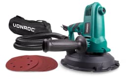 VONROC Väggslip750V – 180mm | Inkl. Dammuppsamlarpåse