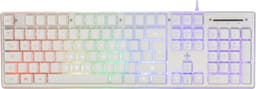 Deltaco Gaming RGB-tangentbord - vit