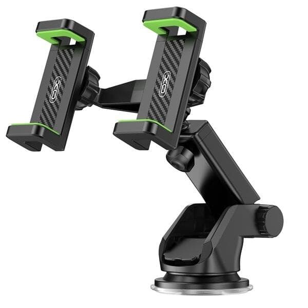 XO dobbel bilholder med sugekopp for to smarttelefoner