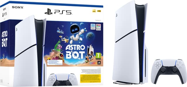 PlayStation 5 Slim Standard Edition pelikonsoli (AstroBot pakkaus)
