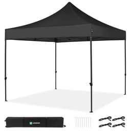VONROC Easy-Up Party Telt - 3x3 m | Sort