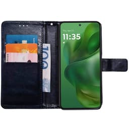 Wallet cover 3-kort Motorola Moto G Power (2025) - Mørkeblå