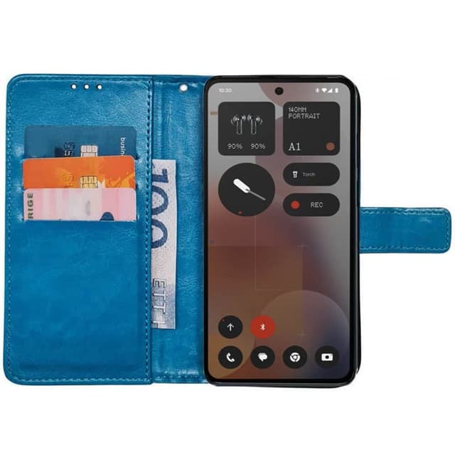 Wallet cover 3-kort Nothing Phone 3a Pro - Lyseblå