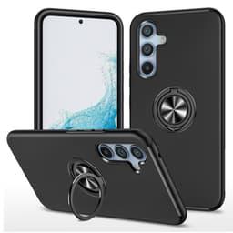 Till Samsung Galaxy A56 5G Hybridskal med Roterbar Ringhållare - Svart