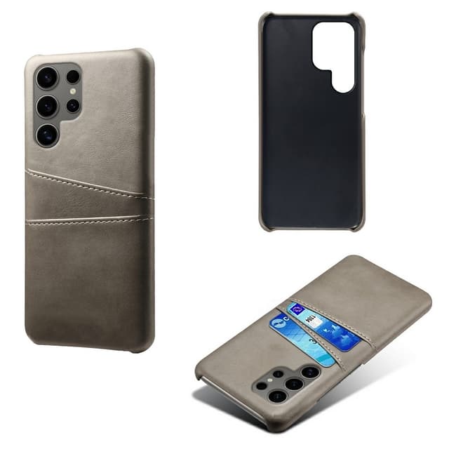 Til Samsung Galaxy S25 Ultra KSQ PU-læderbelagt skal hårdt etui