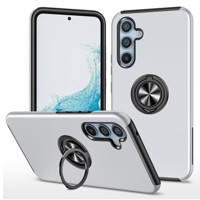 Till Samsung Galaxy A56 Hybridskal med Roterbar Ringhållare