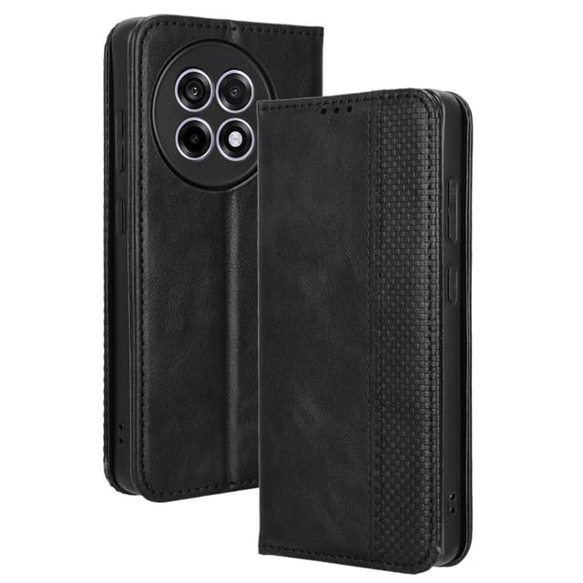 OnePlus 13R Case Wallet Suojakuorelle Puhelinkotelo Retro - Musta