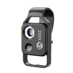 APEXEL 200x Mobilmikroskop, Mini Lommermikroskop, 6 LED-lysguider, 2 nivåer av lysstyrkejustering, Forstørrelses Makrolinsekit for Mobilkamera