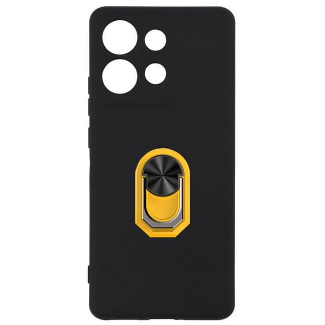 TPU sormuskotelo Motorola Moto G15 Power - Keltainen