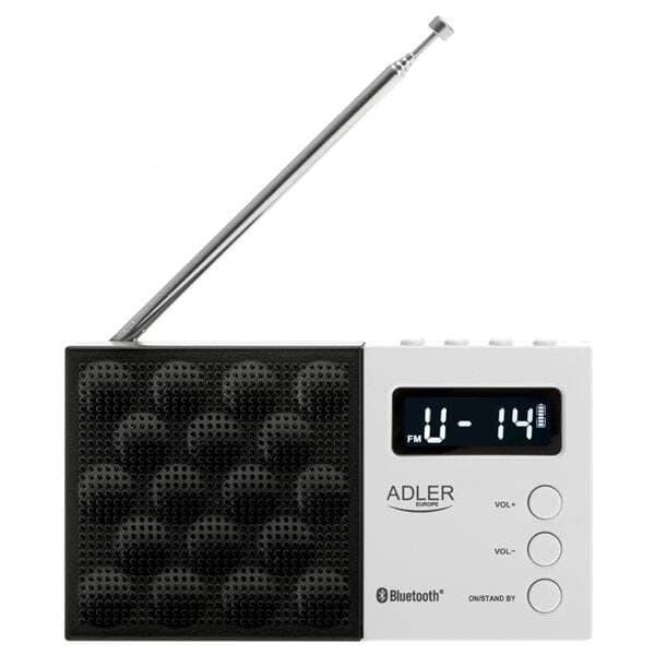 Adler FM-radio med PLL, Bluetooth og USB/SD-avspilling