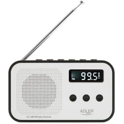 Adler FM-Radio med PPL och LCD-display