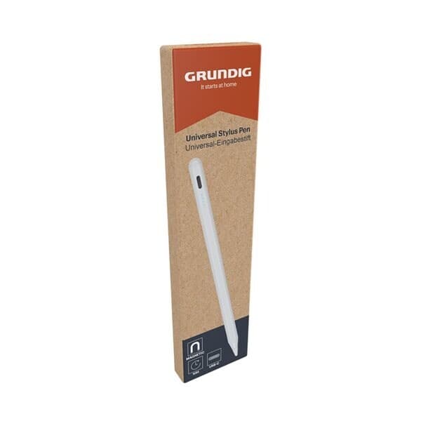 Grundig stylus pen - hvid med universel kompatibilitet