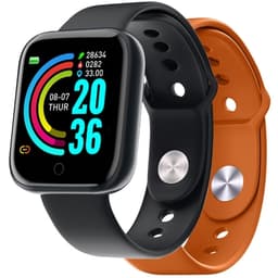 Celly Trainerbeat Smartwatch med to reimer Svart + oransje