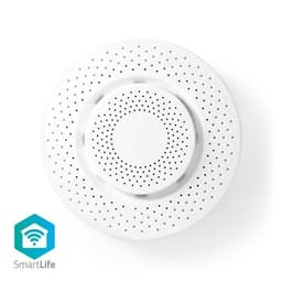 SmartLife-ilmanlaatumittari | Wi-Fi | Haihtuvat orgaaniset yhdisteet (VOC) / Kosteus / Lämpötila | Android/ IOS | Valkoinen