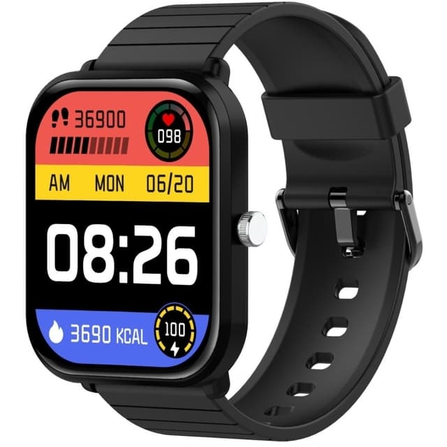 Celly Trainermate 2 Smartwatch med rektangulär urtavla Svart