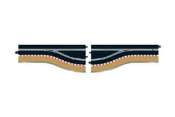 Scalextric 2stk Pit Lane - venstre
