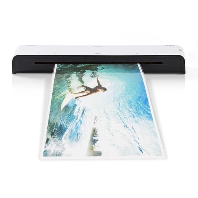 Nedis Laminator | Varmt kallt | A3 | 300 mm/min | Automatisk avstängning | Strömadapter | Vit