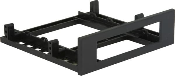 DeLOCK monteringsramme for 3,5"" diskett i 5,25""-rom, svart (18136)